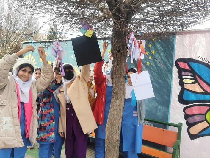 درخت آرزوهای دانش آموزان