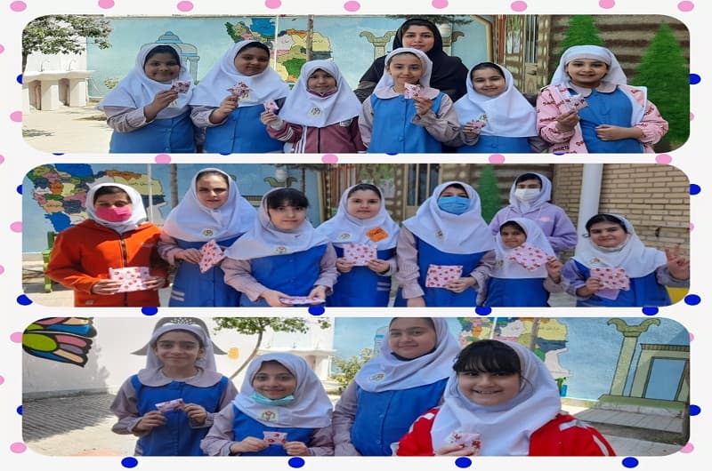 اهدای جوایز مسابقات درون مدرسه ای