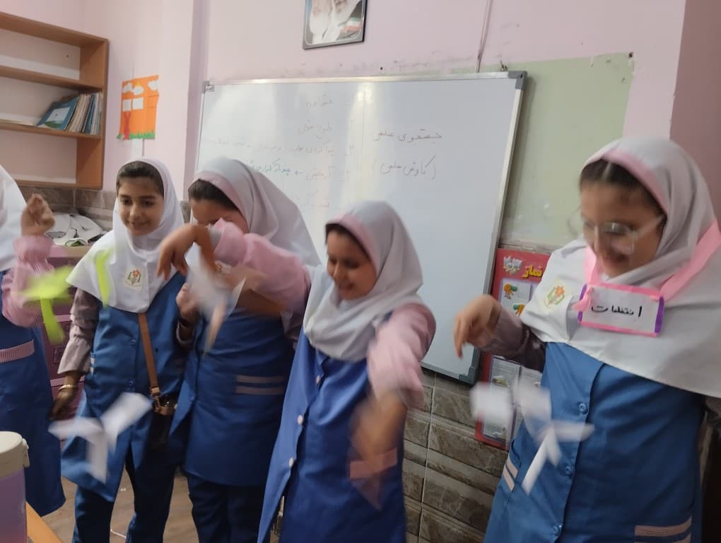 فعالیت مربوط به فرفره های چرخان درس ۱علوم پنجم ????